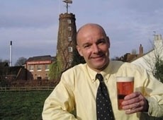 Brewery boss Stuart Bateman toasts his success
