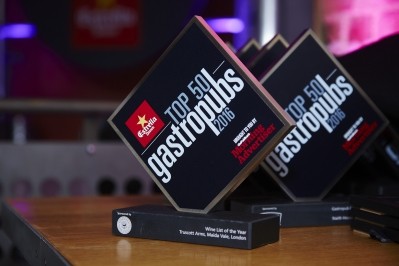 Who won which awards at the Estrella Damm Top 50 Gastropubs 2016? 