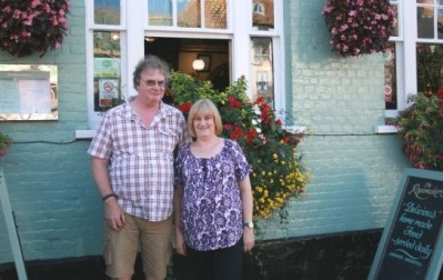 John and Geraldine Baker of the Ropemakers, Bridport, Dorset