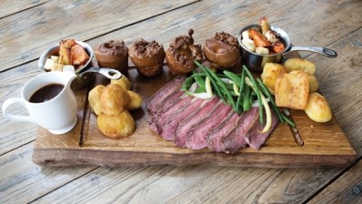 Roast with the most: the roast at the sadly-closed Truscott Arms (above) was named the best in the UK 