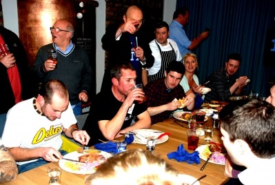 Simon Rimmer at the first Man v Food Challenge in December 2013