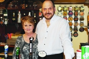 Silver anniversary: Richard and Kathy Savage are celebrating 25 years at the pub
