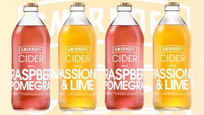 New Smirnoff cider comes in two flavours: Passionfruit & Lime and Raspberry & Pomegranate  