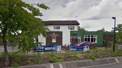 Previous rating: the Coton Arms was given a one star food-hygiene rating last year (picture credit: Google Maps)