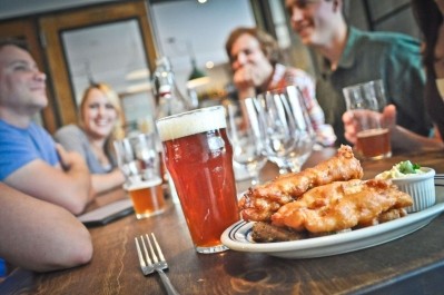 Good fit: In many ways beer is a more natural pairing for food than wine (Photo: Brewers Association). 