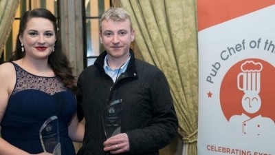 Award winners: Amy Houghton and Kevin Maclean won at the Parliamentary Pub Chef of the Year Awards
