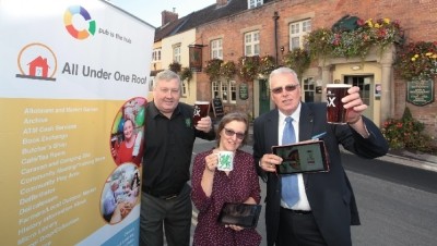 Internet sources: the Green Dragon celebrates helping customers use the Internet and digital services with Pub is the Hub