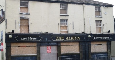 Grim discovery: the Albion pub has become a nest for drug addicts since its closure in 2010