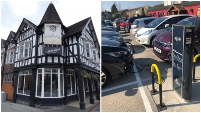 Pub power: visitors to the Pint & Poppy and Embankment will be able to recharge their electric cars at the pubs