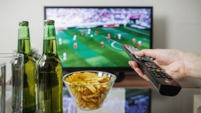Better than a sofa: sports fans can save money by watching matches at the pub, and that includes a few pints too