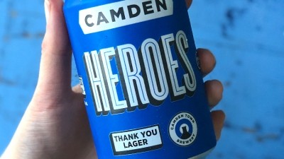Thank you: Camden Town Brewery will donate all proceeds of its online edition of Camden Hells to charity