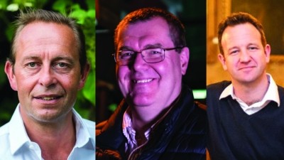 Future ideas: Chestnut’s Philip Turner, Black Sheep Brewery’s Andy Slee and Loungers’ Nick Collins laid out the post-lockdown plans