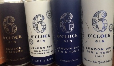 6 O Clock gin and tonic flavours