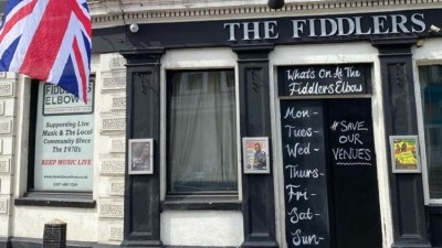 Reopening unlikely: news of Government support for grassroots music venues will be welcome news for sites such as the Fiddler's Elbow in north London 