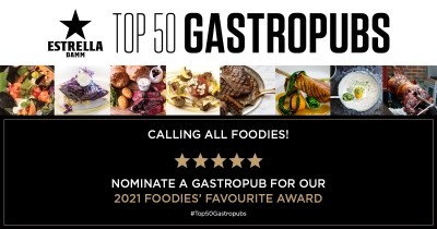Vote: Top 50 Gastropubs Foodies' Favourite Award launched