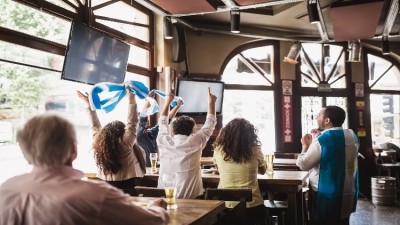 Extended hours: the relaxation of the licensing laws means pubs can remain open for an additional three quarters of an hour for the UEFA Euro 2020 final match (image: Getty/NoSystem images)