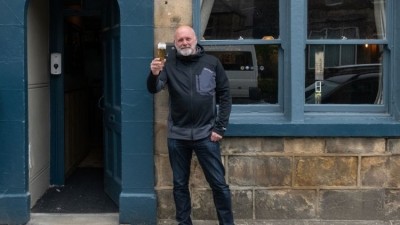 Give people the confidence to go into pubs: Jason Smith outside the White Swan