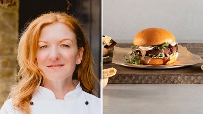 Flex your menu: tips from Julie Cleijne and Garden Gourmet's ‘Sensational Burger’ with daikon and sprouts