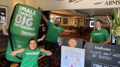 Fundraising success: Greene King have raised more than £2m for Macmillan Cancer Support
