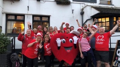 Stonegate Group has raised £315,000 for the British Heart Foundation