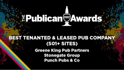 Publican Awards 2022 finalists in Best Tenanted & Leased Pub Company over 500 sites