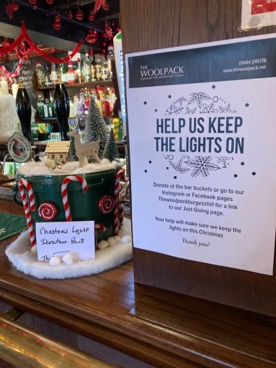 How to keep the pub Christmas lights on