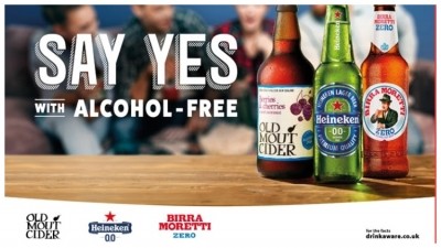 Glee-total: Heineken UK has rolled out a campaign to promote its alcohol-free beer and cider range