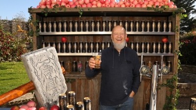 Cider partner: Glastonbury founder Michael Eavis is delighted to have a local cider producer at the festival