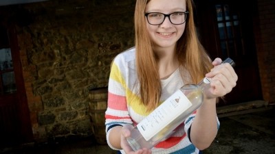 Teen spirit: Hana Hughes, 16, has created Northern Ireland’s first alcohol-free gin
