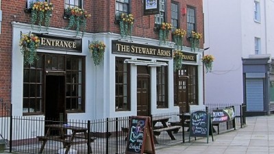 'Racist propaganda': the Stewart Arms in Notting Hill caused outrage over its display of a slave auction notice