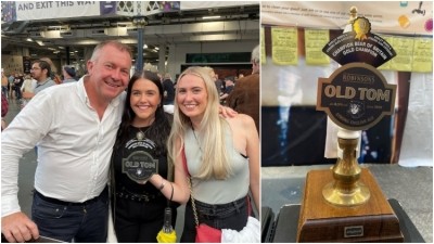 Northern powerhouse: Robinsons also enjoyed success at the Great British Beer Festival with Old Tom. Pictured are director of marketing David Bremner, digital marketing & communications manager Rebecca Downey and communications manager Holly Richardson