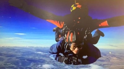 'Epic result': Greene King business development manager raises £1,200 for Macmillan Cancer Support after completing a 10,000ft skydive