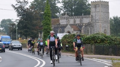 Gruelling journey: team members from Greene King will cycle 420 miles to raise funds for charity Macmillan