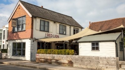 Roaring trade: the Red Lion in Shepperton, Surrey