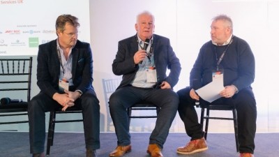 Expert opinion: Simon Treanor (left) and Andy Fannon (centre) discuss the energy market with The MA’s Ed Bedington (right)