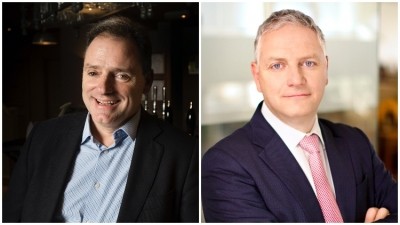 Pub focus: Marston’s Ralph Findlay (left) says this is the first time since the 1830s the business won’t have control over its brewing operation. CEO of the new venture Tomasz Blawat (right)