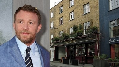 Trade return: Guy Ritchie has bought a Mitchells & Butlers' pub in Fitzrovia, London (Image: Mike Quinn, Geograph; Kathy Hutchins, Wikimedia)