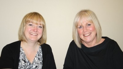 Staff development: Mitchells & Butlers head of employee relations Caroline Davies (right) and Licensed Trade Charity volunteer Claire Williams