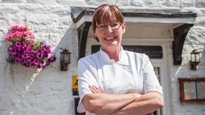 Long service: Donna and her husband Paul have run the Swan in Bampton for 12 years