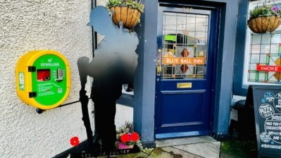 Lest we forget: the Blue Ball in Yorkshire has a Remembrance Day memorial made by a customer