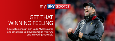 My Sky Sports: everything you need to drive footfall, revenue and dwell time
