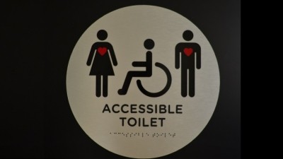 Improving experience: toilet signs that are inclusive of customers with 'invisible disabilities' are an inexpensive way to improve experience