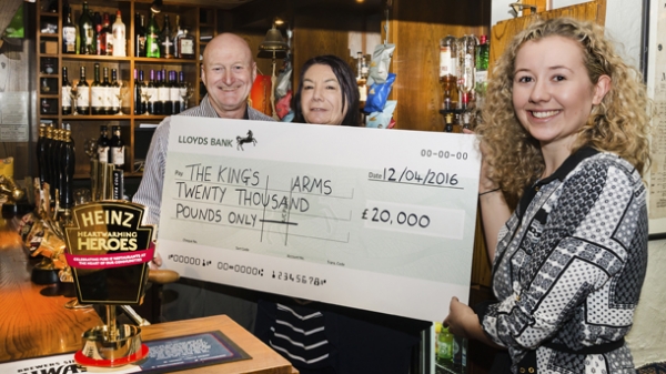 Kings arms cheque 2