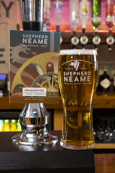 An English ale, Dragonfire combines Challenger, East Kent Goldings and Pioneer hops