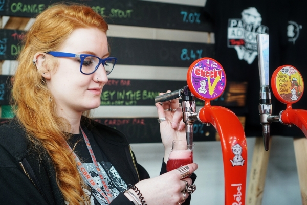 Fruity: Tiny Rebel was one of many breweries exhibiting a kettle sour at the festival