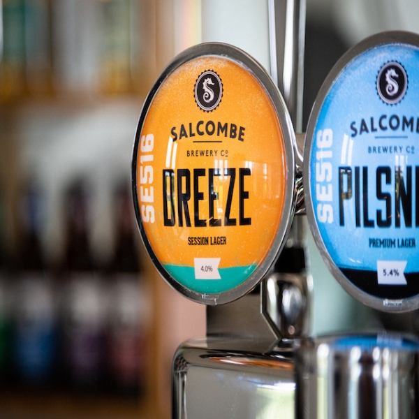 Salcombe Brewery Co.'s New Session Lager Breeze Pump Clip