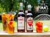 Pimm's original and strawberry