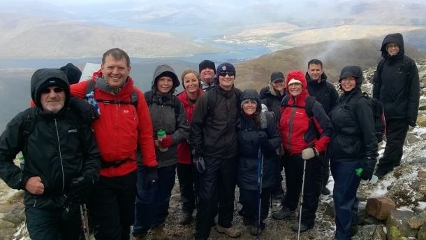More than 50 Admiral team members climbed Ben Nevis to raise £10,000
