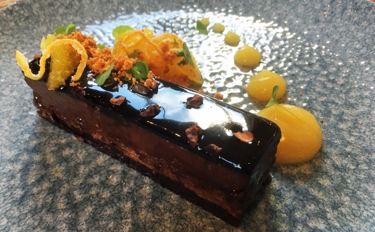 Chocolate pavé: Tanner will feature the dessert on his restaurant's menus alongside foodservice rollout
