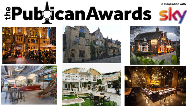 Finalists clockwise from top left: Banyan Bar, The Sheep, The Fitzherbert Arms, The Alchemist, The Club House and Trade Union
